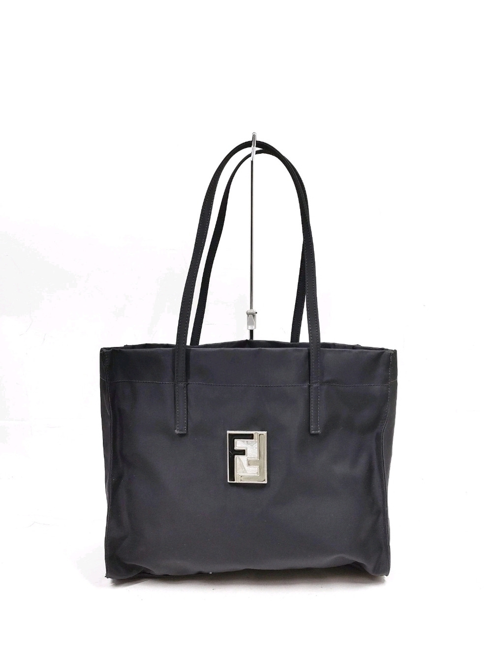 Fendi Black Logo Tote Bag